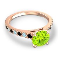 Cathedral Pave Java Ring