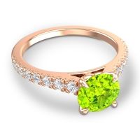 Cathedral Pave Java Ring