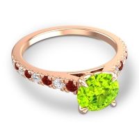 Cathedral Pave Java Ring