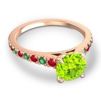 Cathedral Pave Java Ring