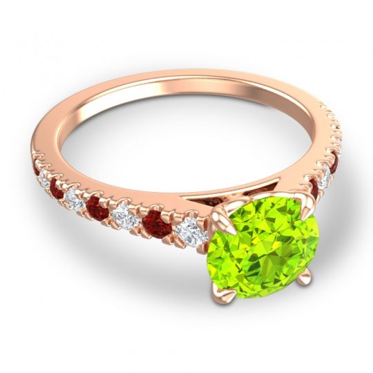 Cathedral Pave Java Ring