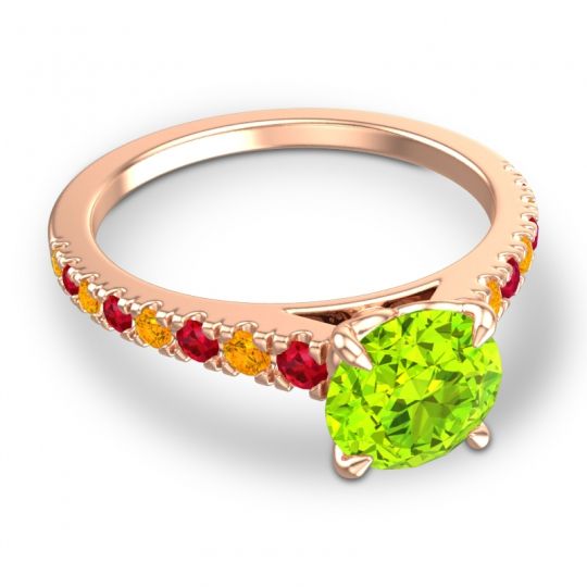 Cathedral Pave Java Ring