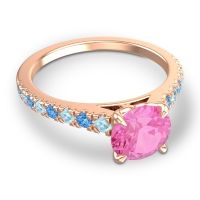 Cathedral Pave Java Ring