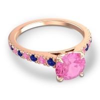 Cathedral Pave Java Ring