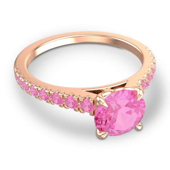Cathedral Pave Java Ring