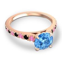 Cathedral Pave Java Ring