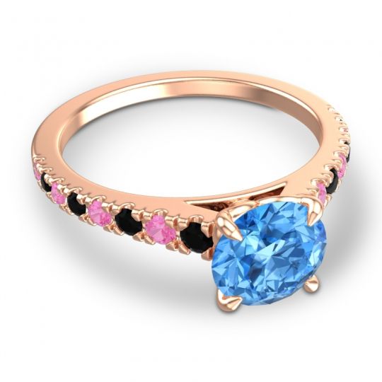 Cathedral Pave Java Ring