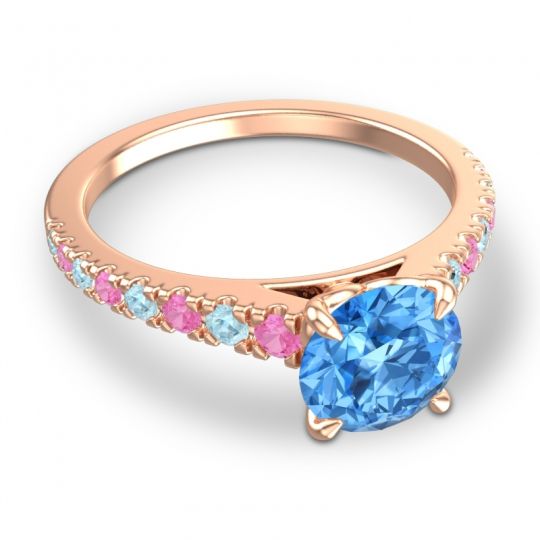 Cathedral Pave Java Ring