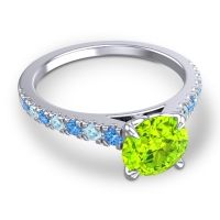 Cathedral Pave Java Ring