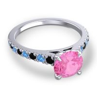 Cathedral Pave Java Ring