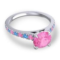 Cathedral Pave Java Ring