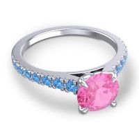 Cathedral Pave Java Ring