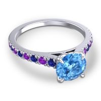 Cathedral Pave Java Ring