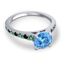 Cathedral Pave Java Ring