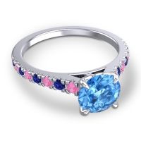Cathedral Pave Java Ring