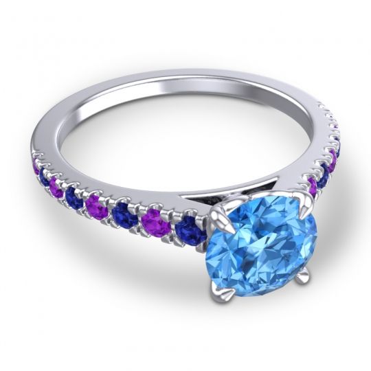 Cathedral Pave Java Ring