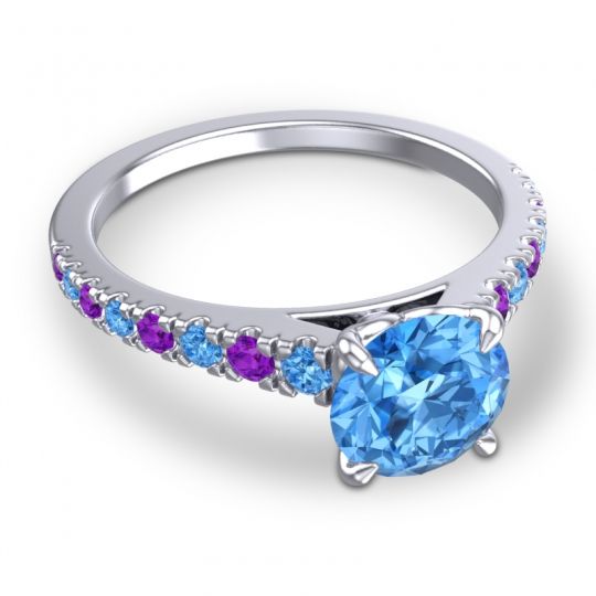 Cathedral Pave Java Ring