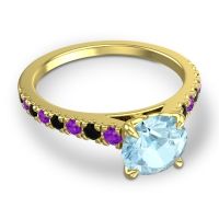 Cathedral Pave Java Ring