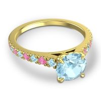 Cathedral Pave Java Ring
