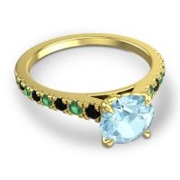 Cathedral Pave Java Ring