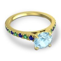 Cathedral Pave Java Ring