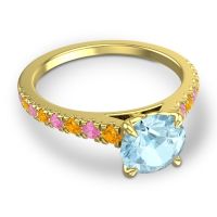 Cathedral Pave Java Ring