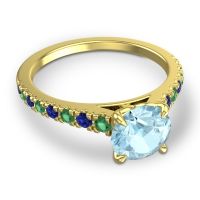 Cathedral Pave Java Ring