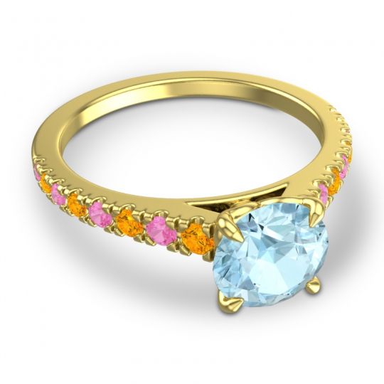 Cathedral Pave Java Ring