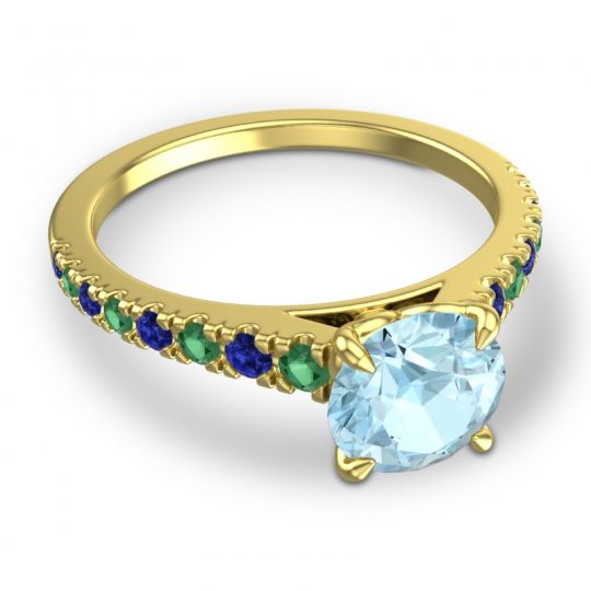 Cathedral Pave Java Ring