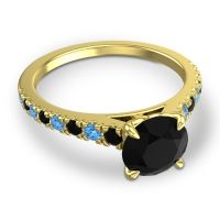 Cathedral Pave Java Ring