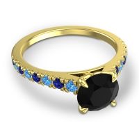 Cathedral Pave Java Ring