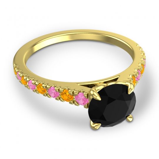 Cathedral Pave Java Ring