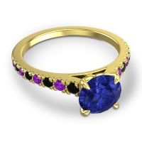 Cathedral Pave Java Ring
