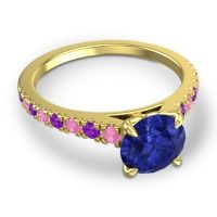 Cathedral Pave Java Ring