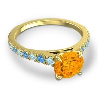 Cathedral Pave Java Ring