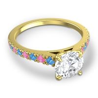 Cathedral Pave Java Ring