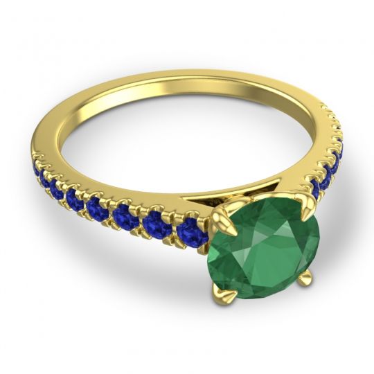 Cathedral Pave Java Ring