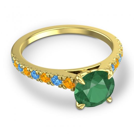 Cathedral Pave Java Ring