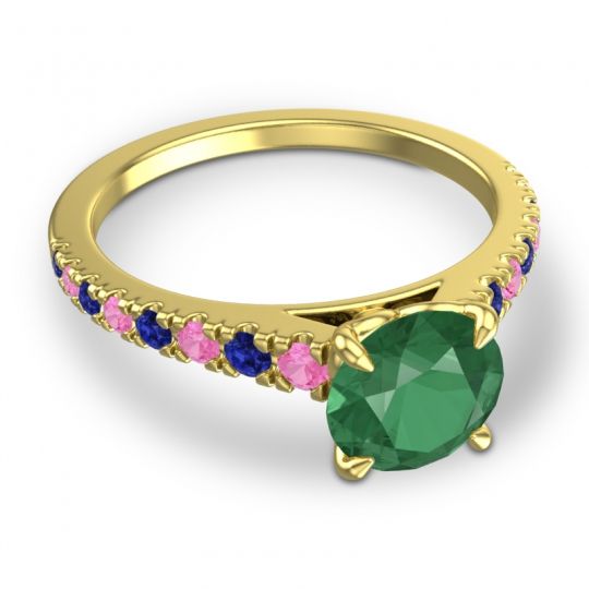 Cathedral Pave Java Ring