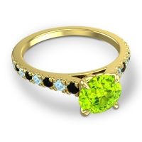 Cathedral Pave Java Ring