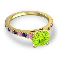 Cathedral Pave Java Ring