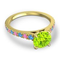 Cathedral Pave Java Ring
