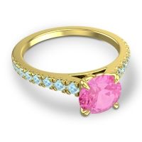 Cathedral Pave Java Ring