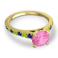 Cathedral Pave Java Ring