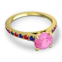 Cathedral Pave Java Ring
