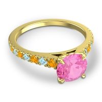 Cathedral Pave Java Ring
