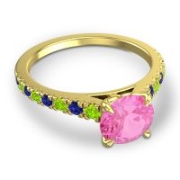 Cathedral Pave Java Ring