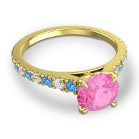Cathedral Pave Java Ring