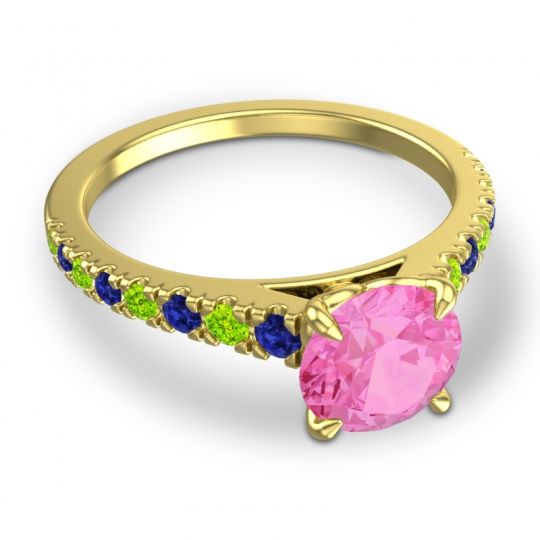 Cathedral Pave Java Ring