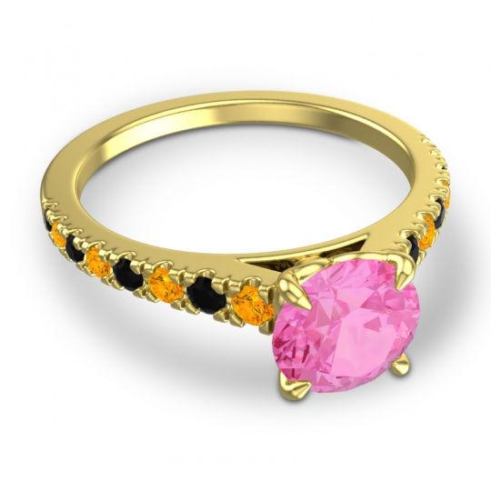 Cathedral Pave Java Ring
